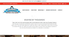 Desktop Screenshot of grandpascoffeecakes.com